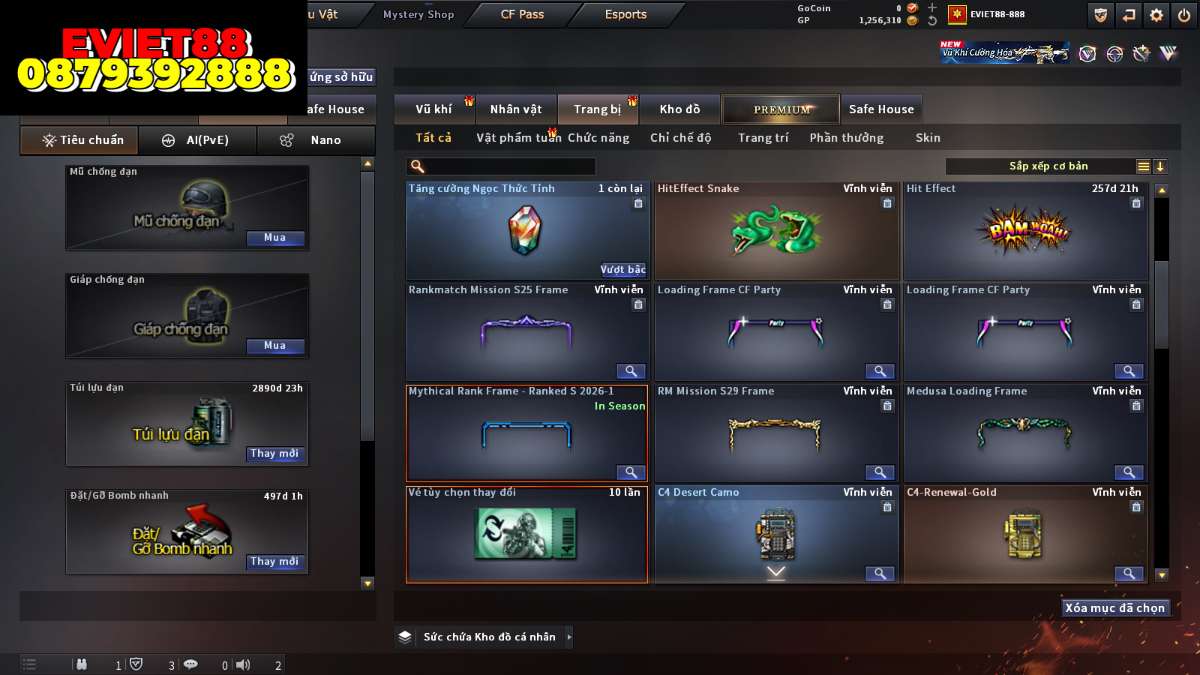 shop acc cf uy tin gia re
